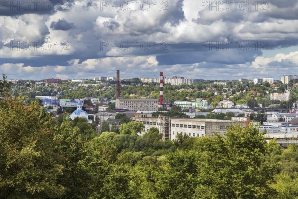 View of Smolensk from Veselukha tower, Russia, Europe
