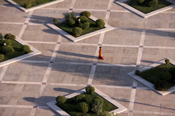 Beautifully landscaped park in the centre of Ashgabat Turkmenistan