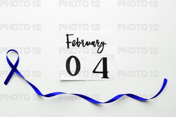 Blue ribbon world cancer day date