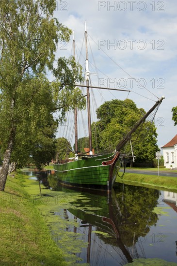 Ship, schooner, cargo ship, museum ship, Wiek, Catharina von Papenburg, Papenburg, Lower Saxony, Germany, Europe