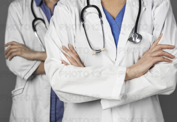 Females doctor hospital with stethoscope. Resolution and high quality beautiful photo