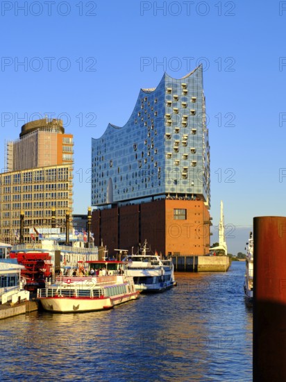 Elbe Philharmonic Hall in the Hafencity, Hanseatic City of Hamburg, Hamburg, Germany, Europe