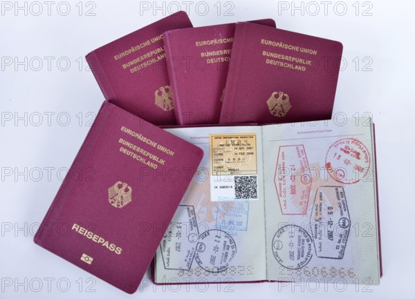 Passports, pass, passports, identity document, visa stamp, stamp, visa, visa