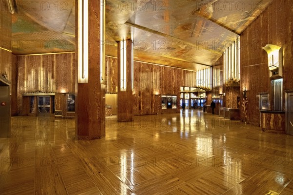 New York. Manhattan. The Lobby at the Chrysler Building
