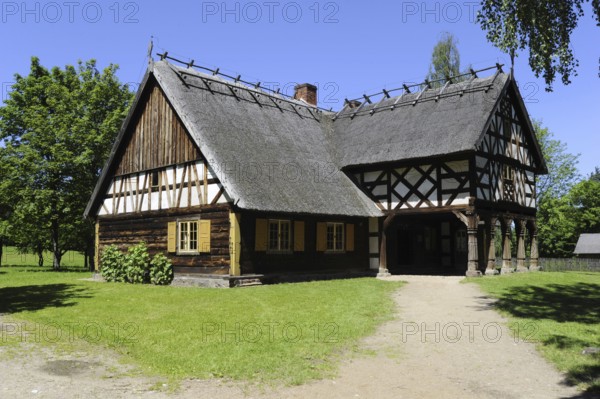Open-air museum of traditional architecture, farmsteads and churches of East Prussia, Olsztynek, Masuria, Mazuria, Muzeum Budownictwa Ludowego Park Etnograficzny, Poland, Europe