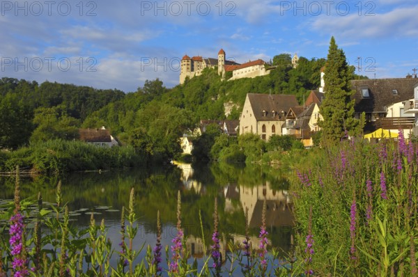Harburg, Swabia, Harburg Castle, River Wörnitz, Romantic Road, Bavaria, Germany, Europe