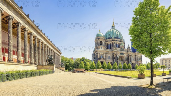 panoramic view at the famous berlin cathedral