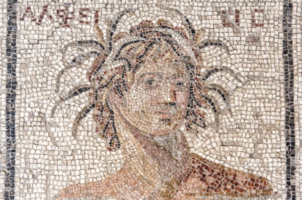 Mosaic river gods, 3rd century AD, Archaeological Museum, Antioch, Hatay Archaeological Museum, Antakya, Hatay, Turkey, Asia