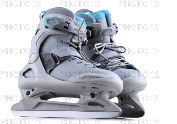 A pair of ice skates isolated on white background