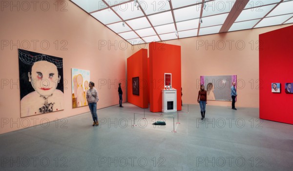 Exhibition "Feelings", Pinakothek der Moderne, Munich, Upper Bavaria, Bavaria, Germany, Europe