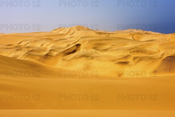 Sand Dunes in the Desert near Walvis Bay, Namibia, Africa