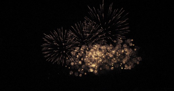 Fireworks at Deauville in Normandy