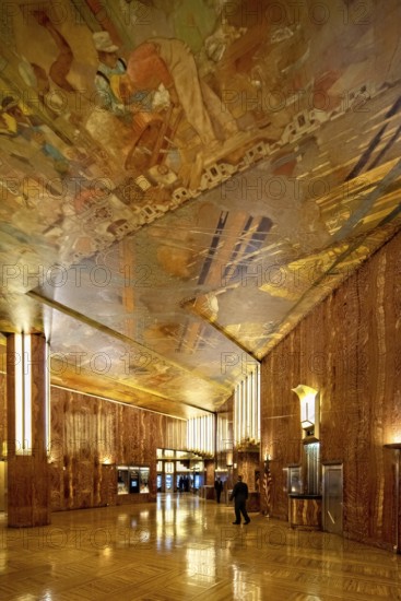 New York. Manhattan. The Lobby at the Chrysler Building
