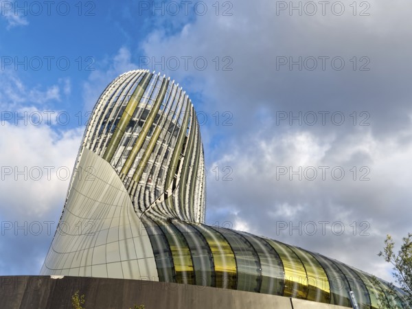 View of La Cite du Vin Building in Bordeaux