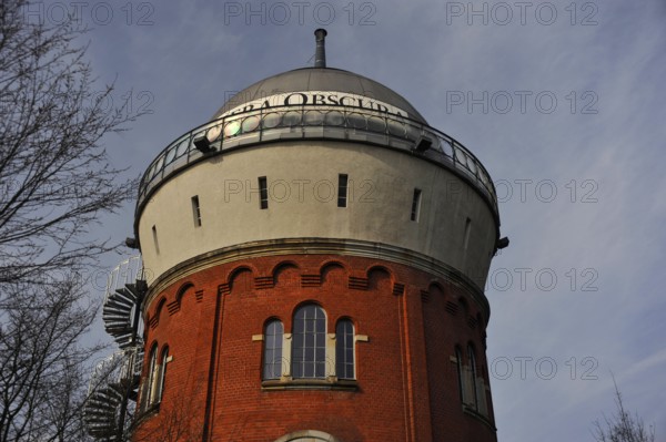 Camera Obscura in the old water tower, Mülheim an der Ruhr, North Rhine-Westphalia, Mülheim, Old water tower, Germany, Europe