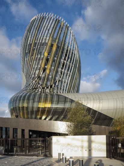 View of La Cite du Vin Building in Bordeaux
