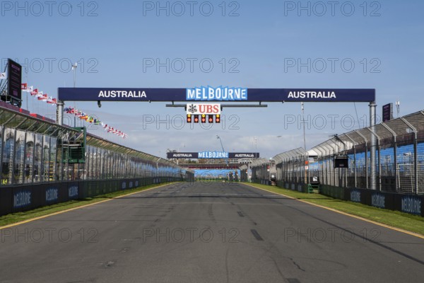 Melbourne, Australia, March 12, Albert Park F1 circuit before the Australian Grand Prix, Oceania