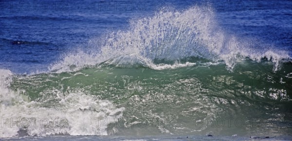 Waves in Atlantic Ocean, Cape Cross in Namibia
