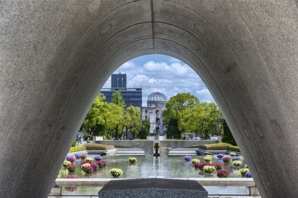 Hiroshima Japan. Hiroshima Peace Memorial Park