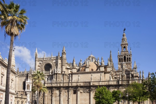 Sevilla Cathedral (Spanish: Catedral de Santa Maria de la Sede), Gothic style architecture in Spain, Andalusia region