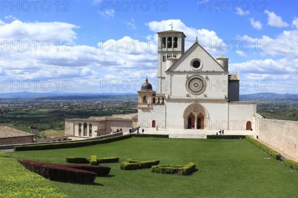 Basilica of San Francesco, Assisi, Umbria, Italy, Europe