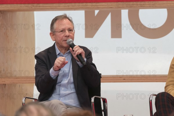 FRANKFURT AM MAIN, Germany, October 18 2023: Doron Rabinovici (*1961, historian) at the 75th Frankfurt Book Fair, Europe