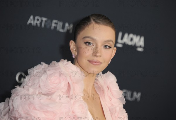 Sydney Sweeney at the LACMA Art+Film Gala Presented By Gucci held at the Los Angeles County Museum of Art in Los Angeles, USA on November 5, 2022