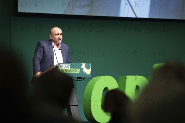 Omid Nouripour (Federal Chairman of Bündnis 90/Die Grünen) at the 2024 State Delegates' Conference (LDK) of Bündnis 90/Die Grünen North Rhine-Westphalia in Oberhausen, 29 June 2024