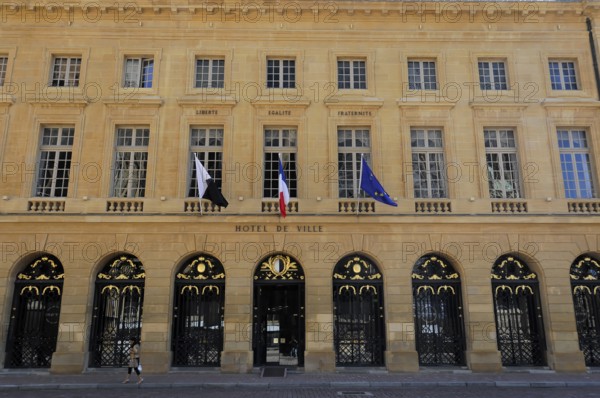 Town Hall, HOTEL DE VILLE, Metz, Lorraine, France, Europe
