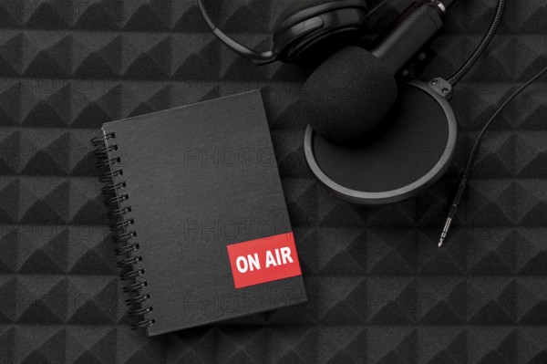 Top view mic air notebook