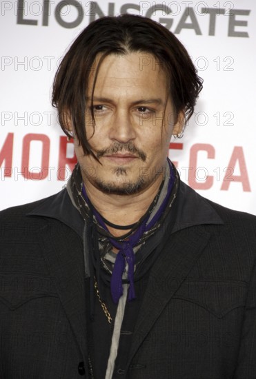 Johnny Depp at the Los Angeles premiere of 'Mortdecai' held at the TCL Chinese Theater in Hollywood on January 21, 2015. Credit: Lumeimages.com