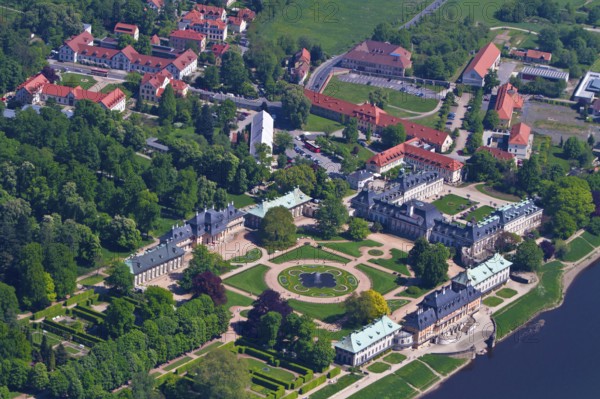 Pillnitz Palace, Elbe, Dresden, Saxony, Germany, Europe