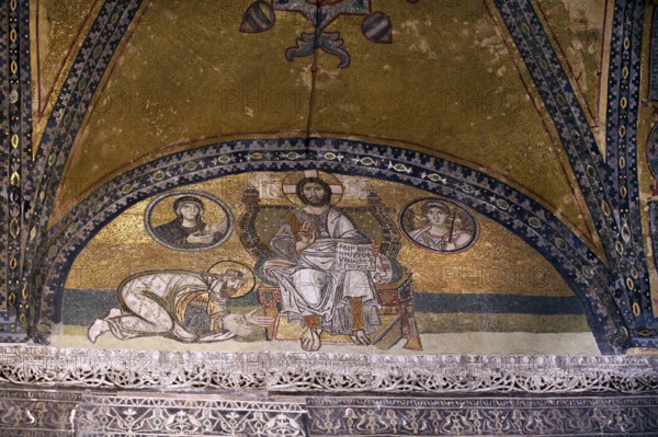 VI Leon Mosaic, Aya Sofya Mosque (Hagia Sophia), Istanbul Turkey