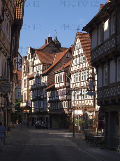 Half-timbered houses in the old town of Hannoversch Münden
