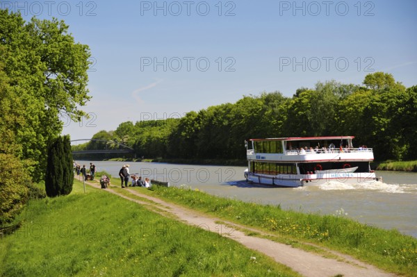 Mittelland Canal, Bad Essen, Lower Saxony, Germany, Europe