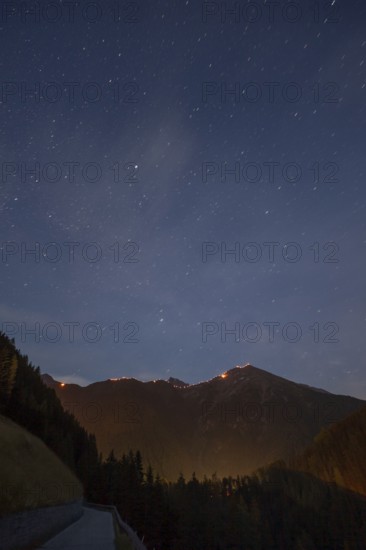 Sacred Heart Fire in Tyrol, Ötztal, Tyrol, Austria, Europe
