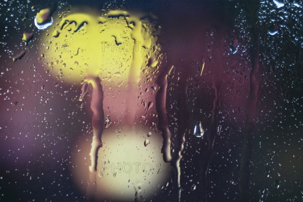 Background rain drops close up 4