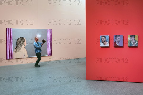 Exhibition "Feelings", Pinakothek der Moderne, Munich, Upper Bavaria, Bavaria, Germany, Europe