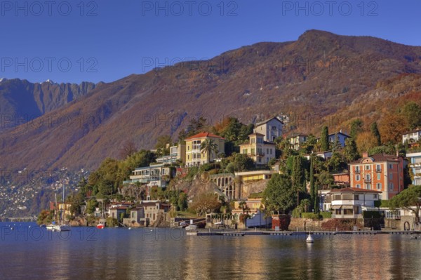 Monte Verita and Moscia, Ascona, Lake Maggiore, Ticino, Lake Maggiore, Switzerland, Europe