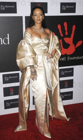 Rihanna at the 2nd Annual Diamond Ball held at the Barker Hanger in Santa Monica, USA on December 10, 2015