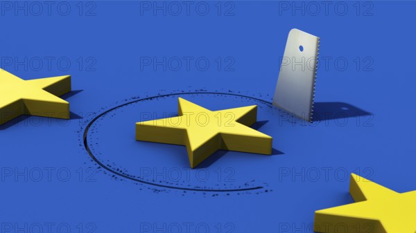 Symbolic image on the subject of withdrawal