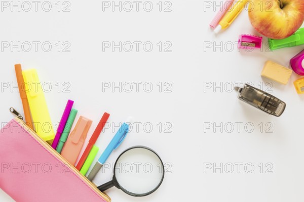 Stationery apple laid corners