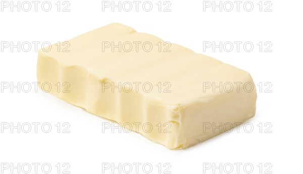 butter isolated on white background