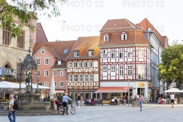 Göttingen Market Place, Göttingen, Lower Saxony, Germany, Europe