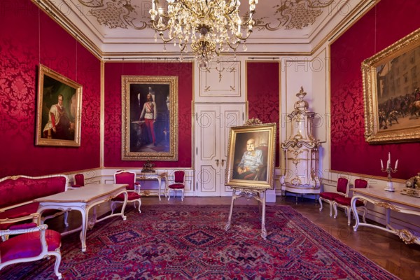 Kaiserappartements Hofburg Imperial Palace Sissi. Vienna Austria