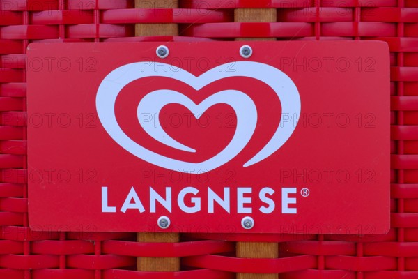 Logo Langnese, Hamburg, Germany, Europe