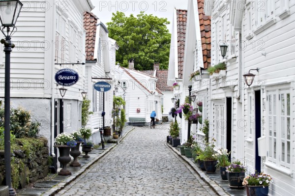 Gamle Stavanger Street, Old, 17th century, Stavanger, Rogaland, Norway, Europe