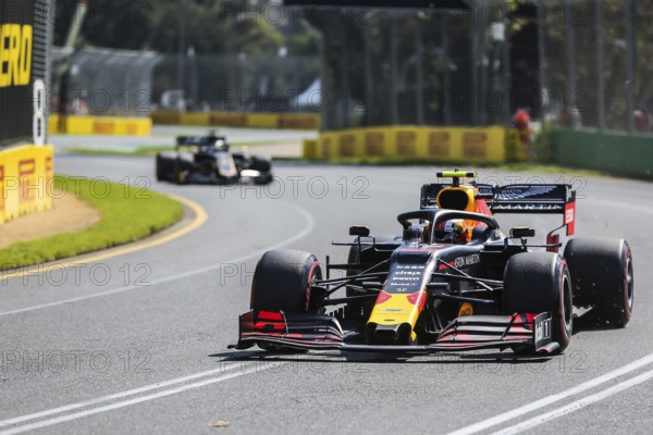 MELBOURNE, AUSTRALIA, MARCH 16: Pierre GASLY of Aston Martin Red Bull Racing during 3rd practice session on day 3 of the 2019 Formula 1 Australian Grand Prix