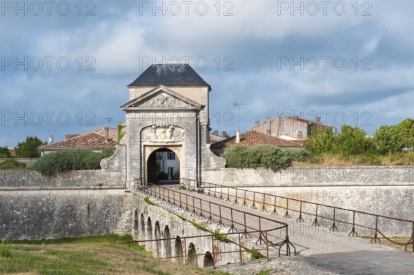 Saint Martin en Re Fortification, Campani Gate, Saint Martin en Re, Ile de Re, Department Charente Maritime, France, designed and constructed by Vauban, Fortress, Europe