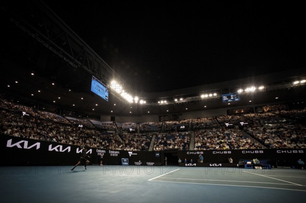 MELBOURNE, AUSTRALIA, JANUARY 25: Day 9 action of the 2022 Australian Open at Melbourne Park on January 25, 2022 in Melbourne, Australia, Oceania